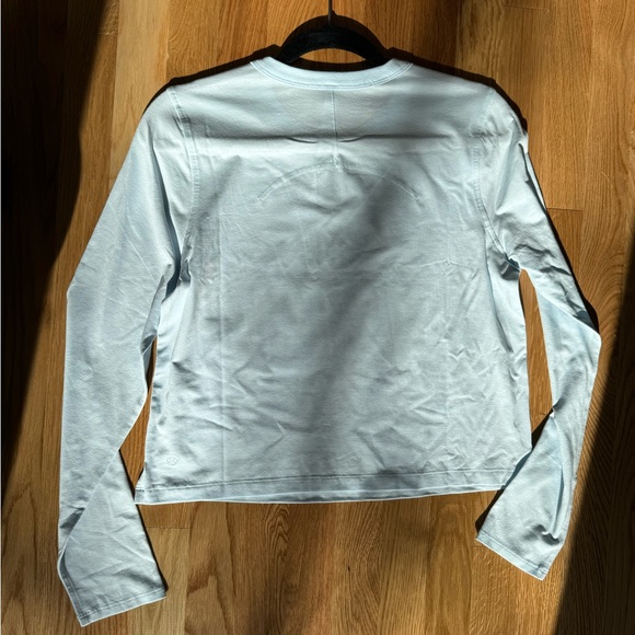 NWT lululemon cotton tee powder blue size 6 - Picture 3 of 6